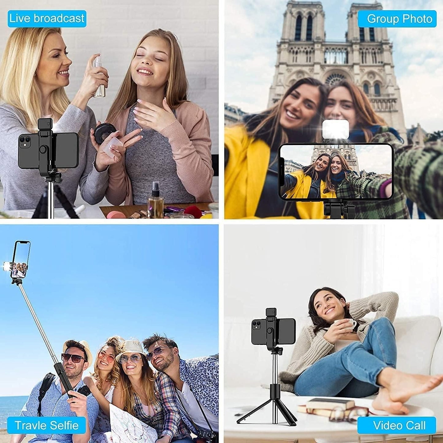 3-in-1 Selfie Stick Tripod