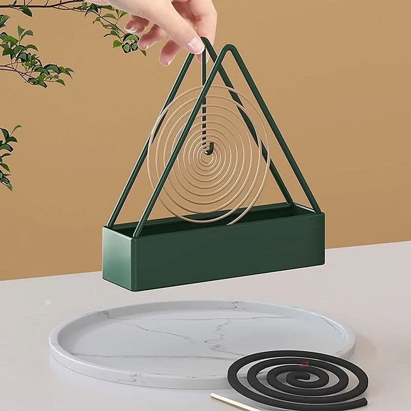 Triangular Shape Iron Mosquito Coil Holder